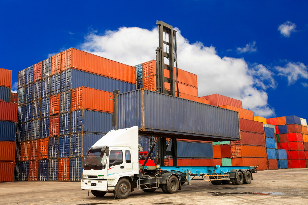 quy trình vận chuyển hàng hóa bằng container 