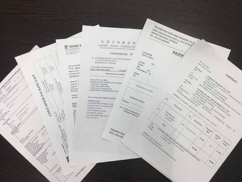 Quy Trình Nhập Khẩu Hàng Hóa Bằng Đường Hàng Không Của Forwarder 2 chuẩn bị chứng từ nhập hàng