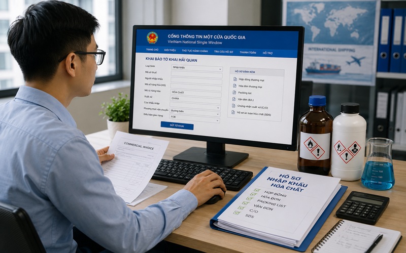 một số lưu ý khi nhập khẩu hóa chất
