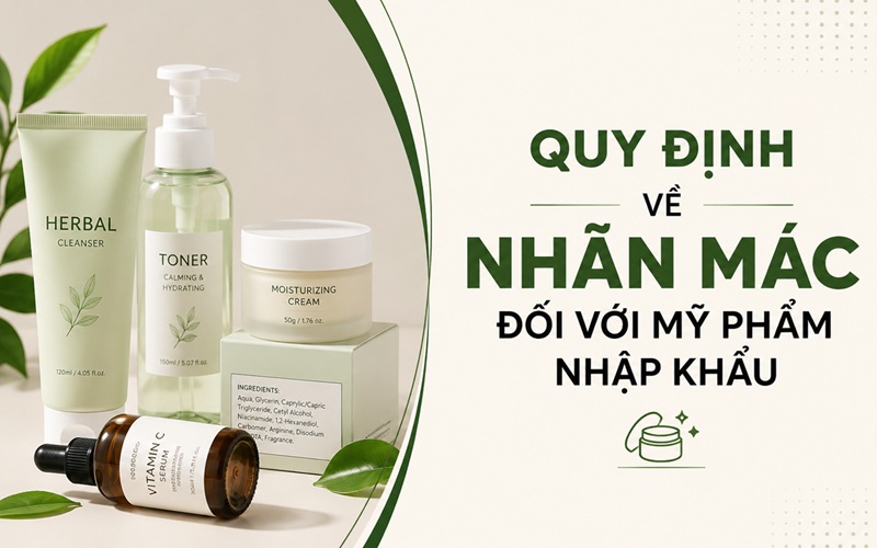 quy định về nhãn mác mỹ phẩm